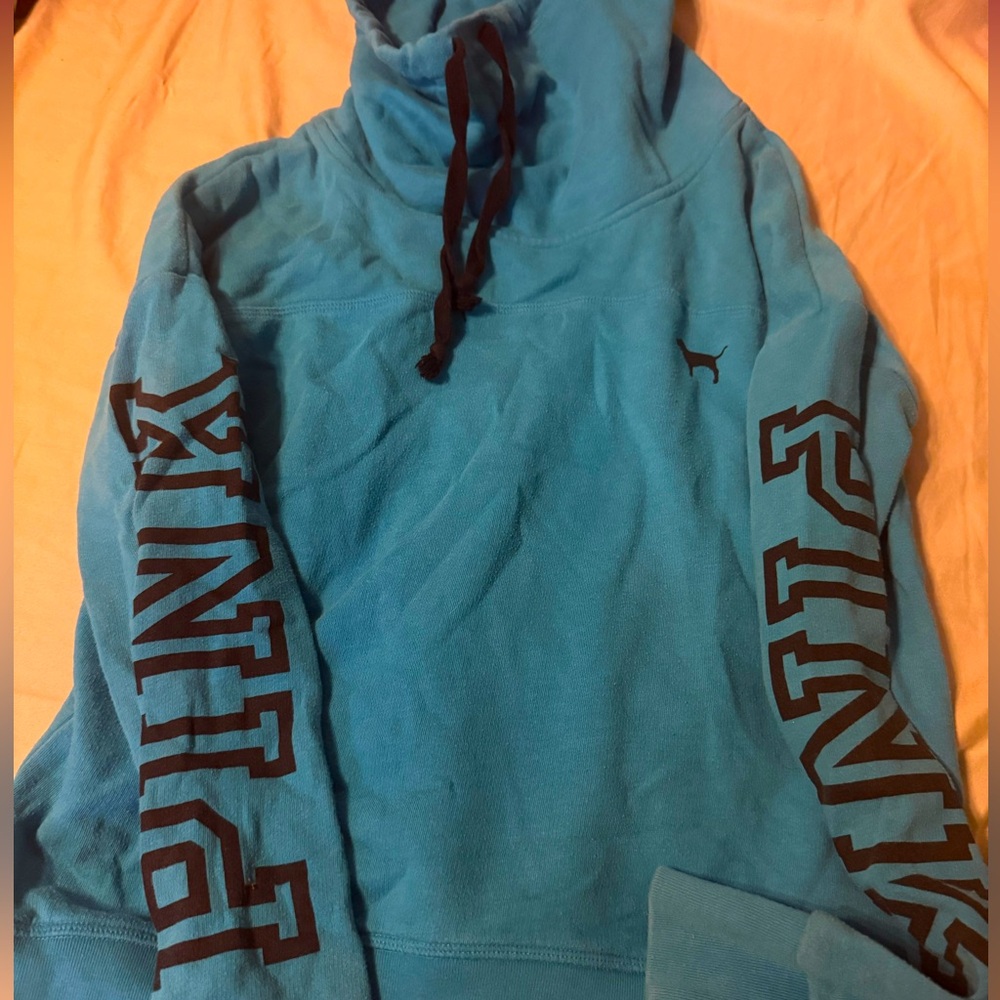 PINK Victoria's Secret Teal Hoodie